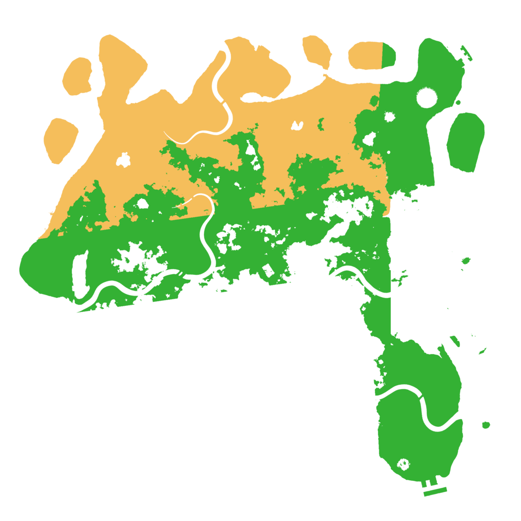 Biome Rust Map: Procedural Map, Size: 4500, Seed: 1902053030