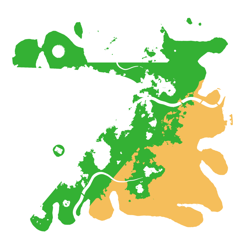 Biome Rust Map: Procedural Map, Size: 3500, Seed: 1955700823