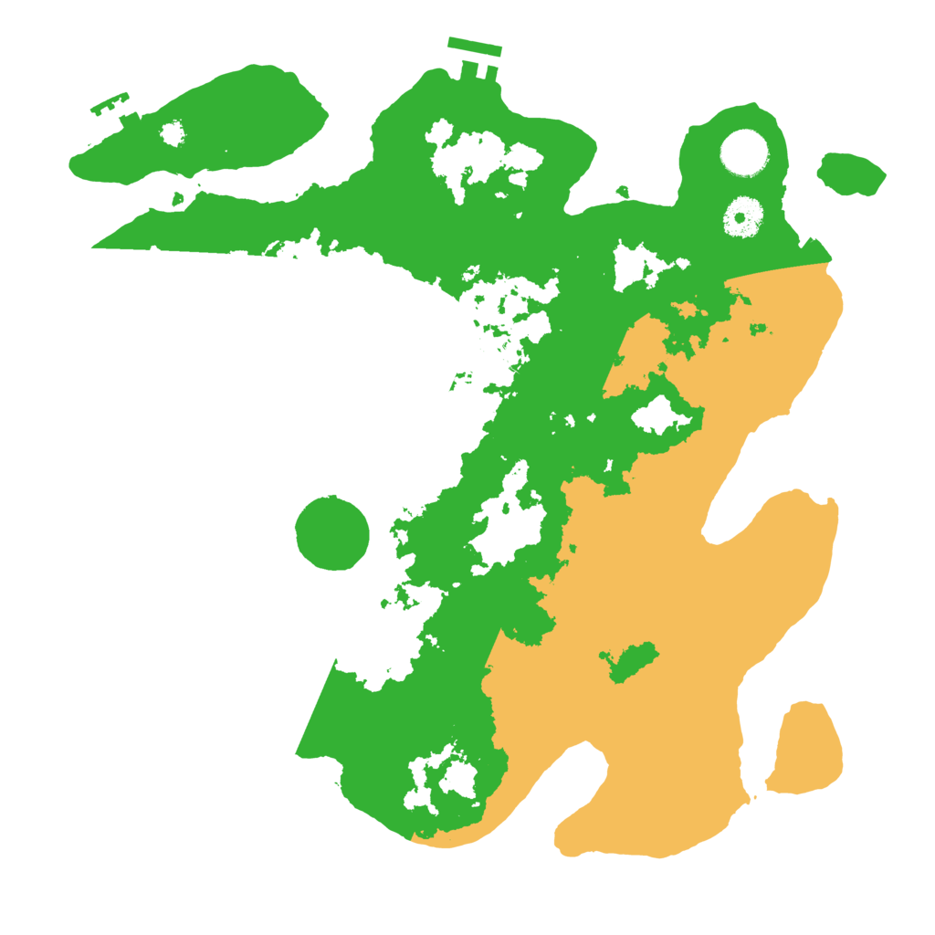 Biome Rust Map: Procedural Map, Size: 3500, Seed: 2084360204