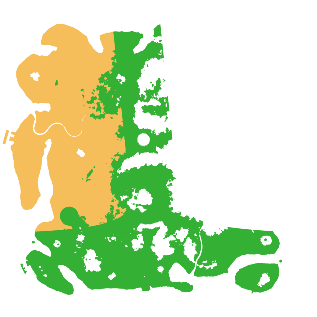 Biome Rust Map: Procedural Map, Size: 4500, Seed: 424273531