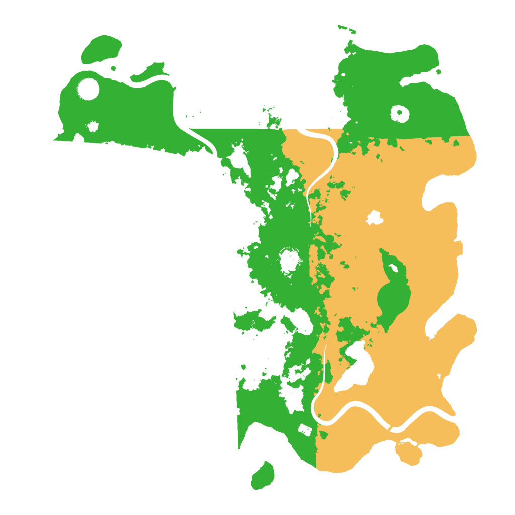 Biome Rust Map: Procedural Map, Size: 4200, Seed: 1298007625