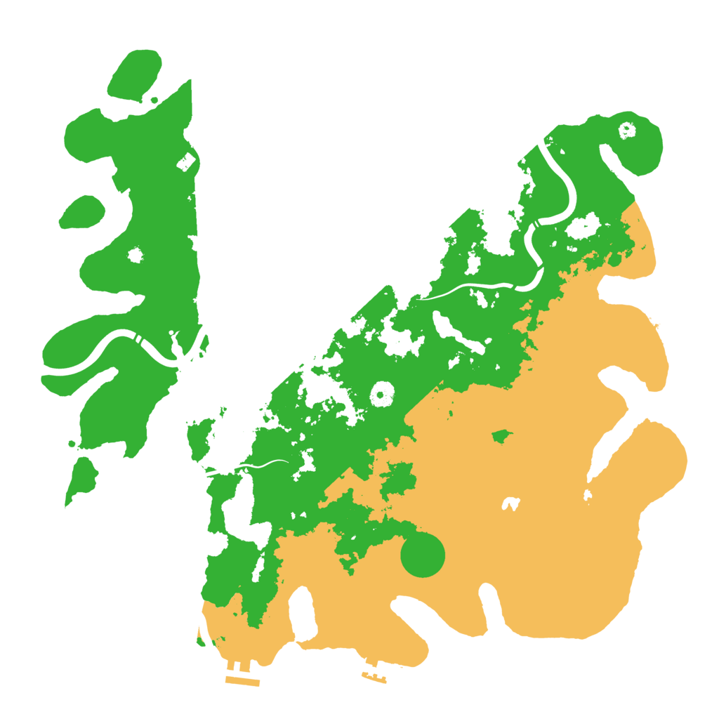 Biome Rust Map: Procedural Map, Size: 4250, Seed: 495631266