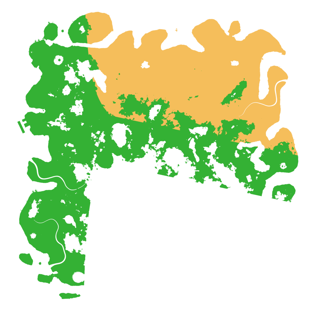Biome Rust Map: Procedural Map, Size: 5000, Seed: 118726229