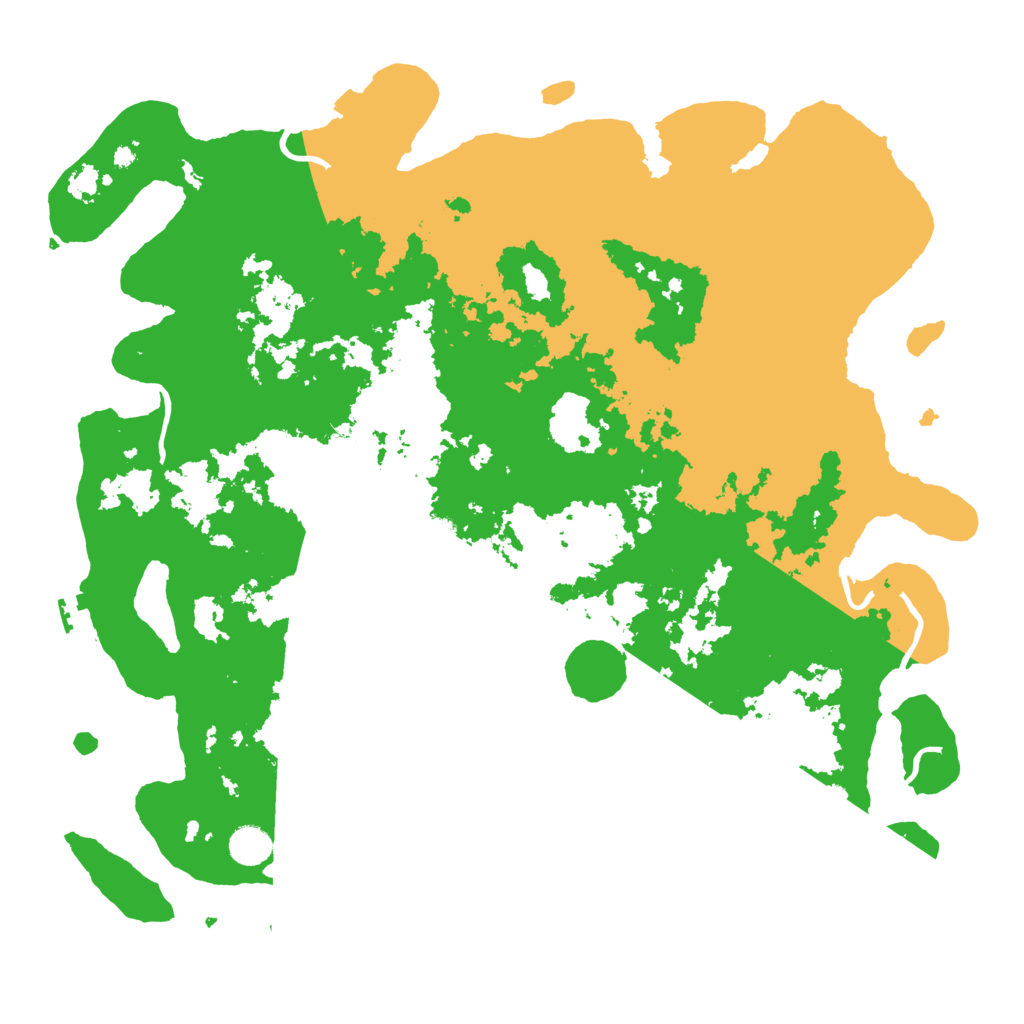 Biome Rust Map: Procedural Map, Size: 4500, Seed: 1284197870