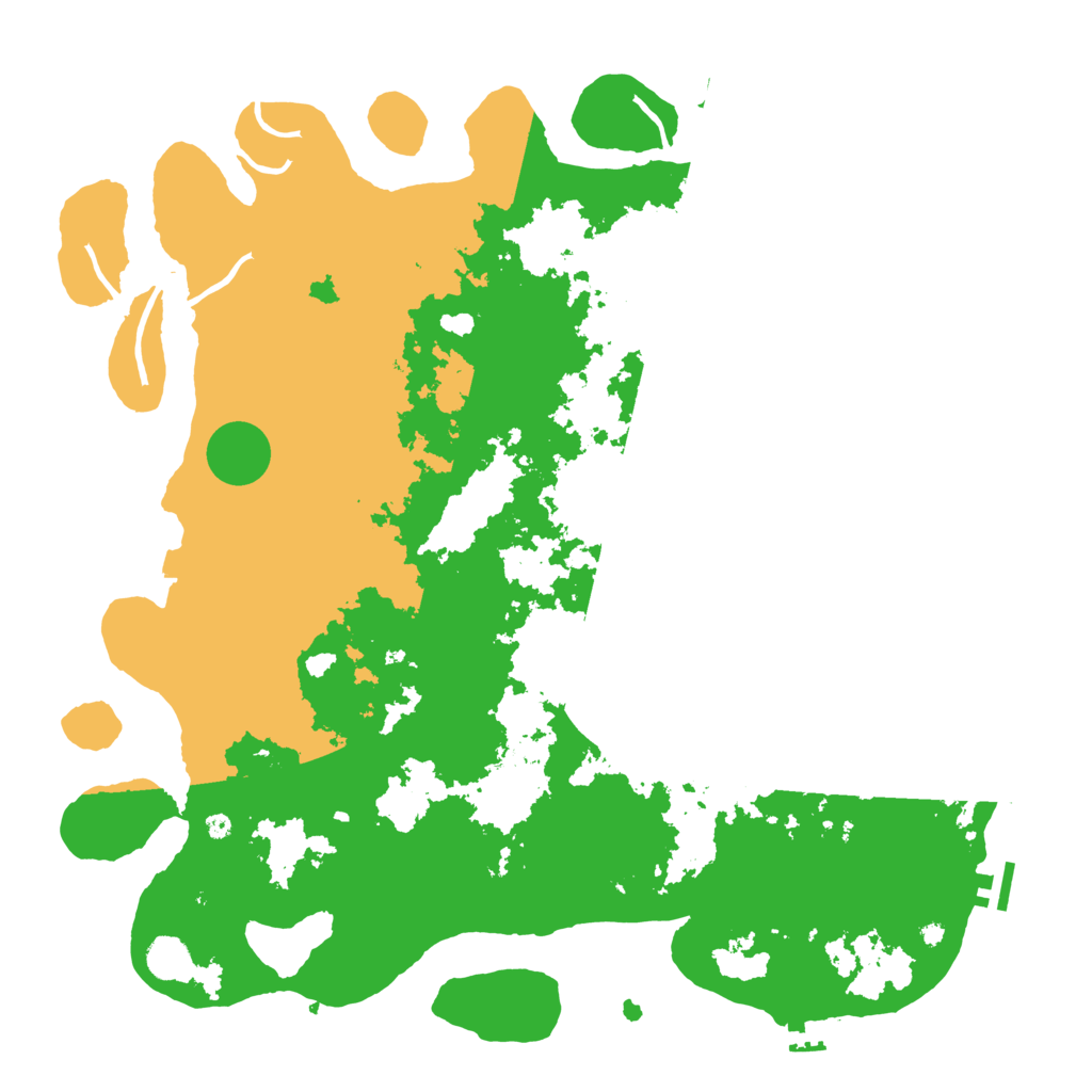 Biome Rust Map: Procedural Map, Size: 4500, Seed: 1041949927