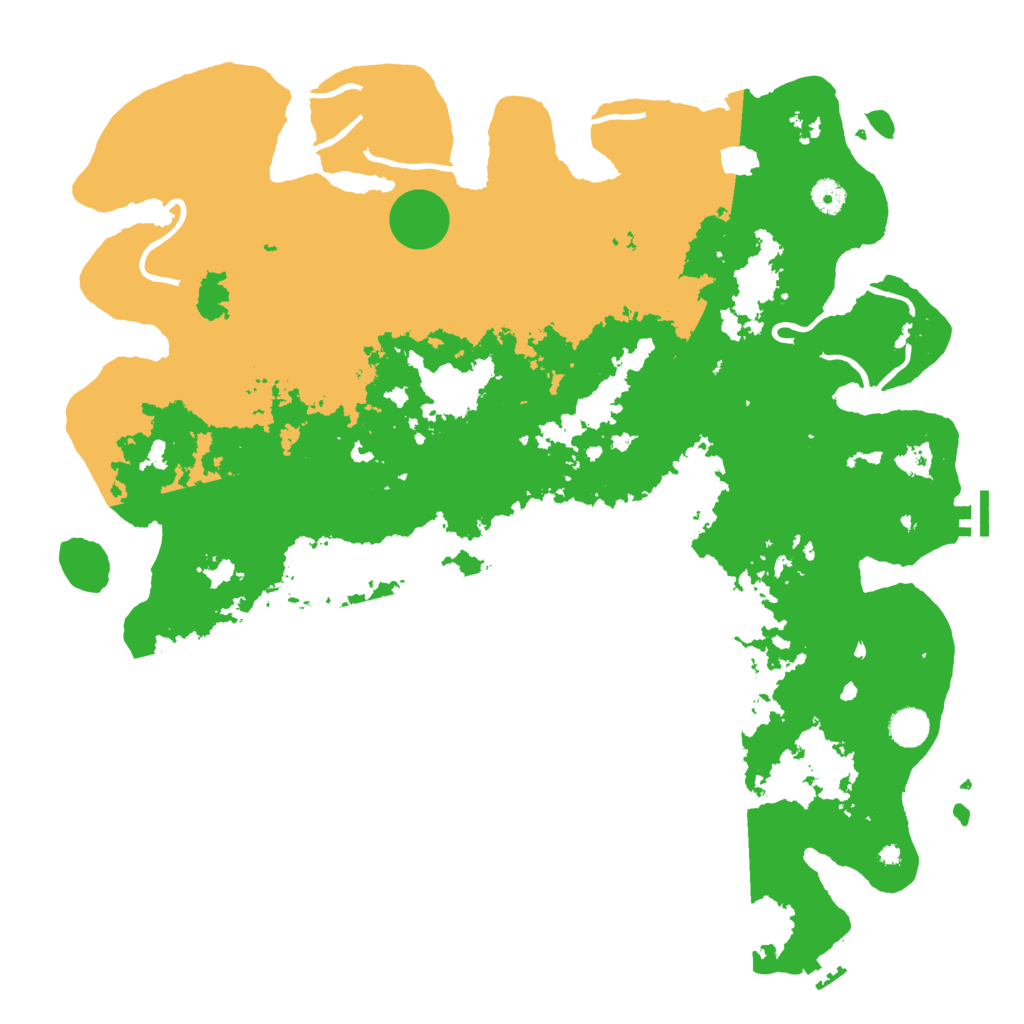 Biome Rust Map: Procedural Map, Size: 4500, Seed: 1655067340