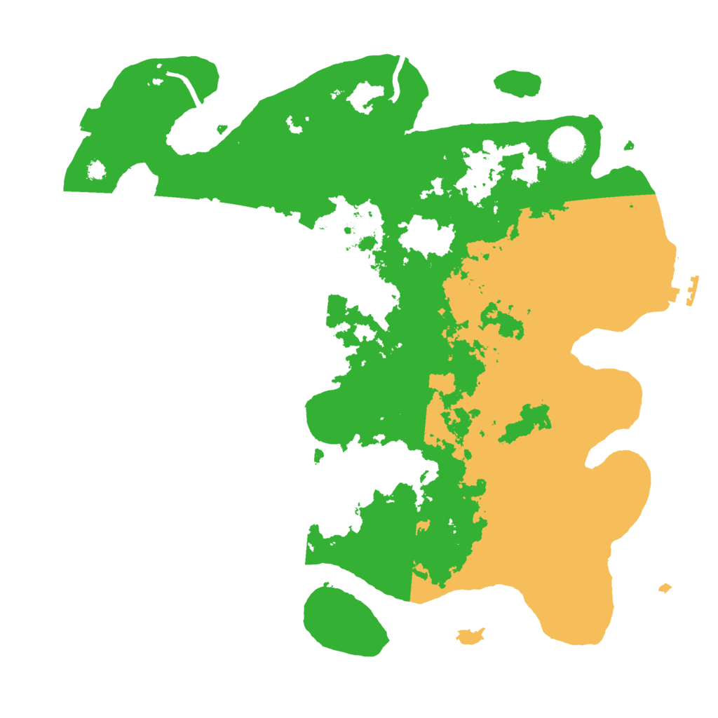 Biome Rust Map: Procedural Map, Size: 3500, Seed: 632782853