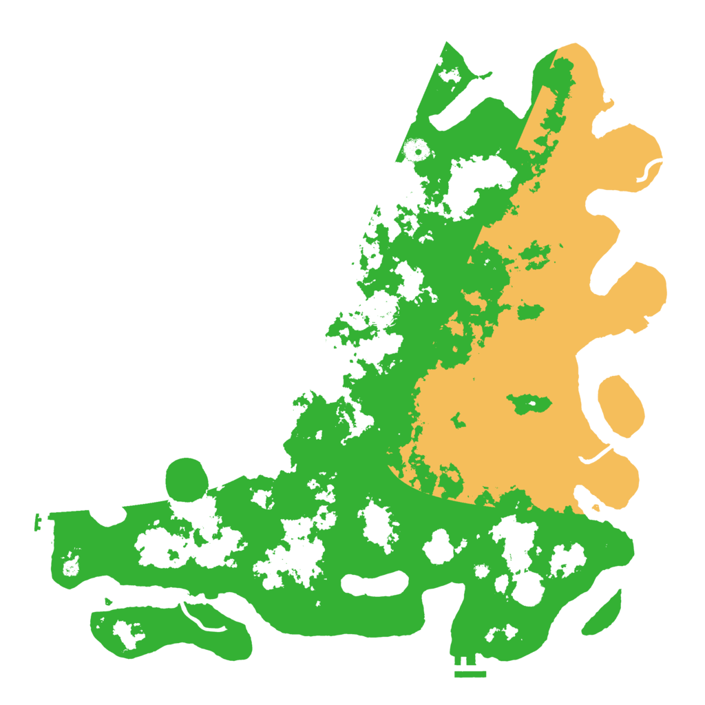 Biome Rust Map: Procedural Map, Size: 4500, Seed: 617848080