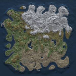 Thumbnail Rust Map: Procedural Map, Size: 4250, Seed: 638966061, 15 Monuments