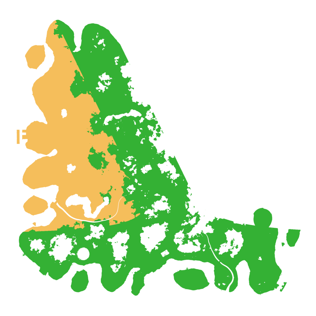Biome Rust Map: Procedural Map, Size: 4500, Seed: 1071436785