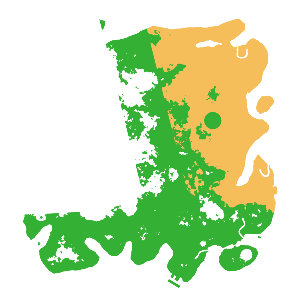 Biome Rust Map: Procedural Map, Size: 4500, Seed: 477