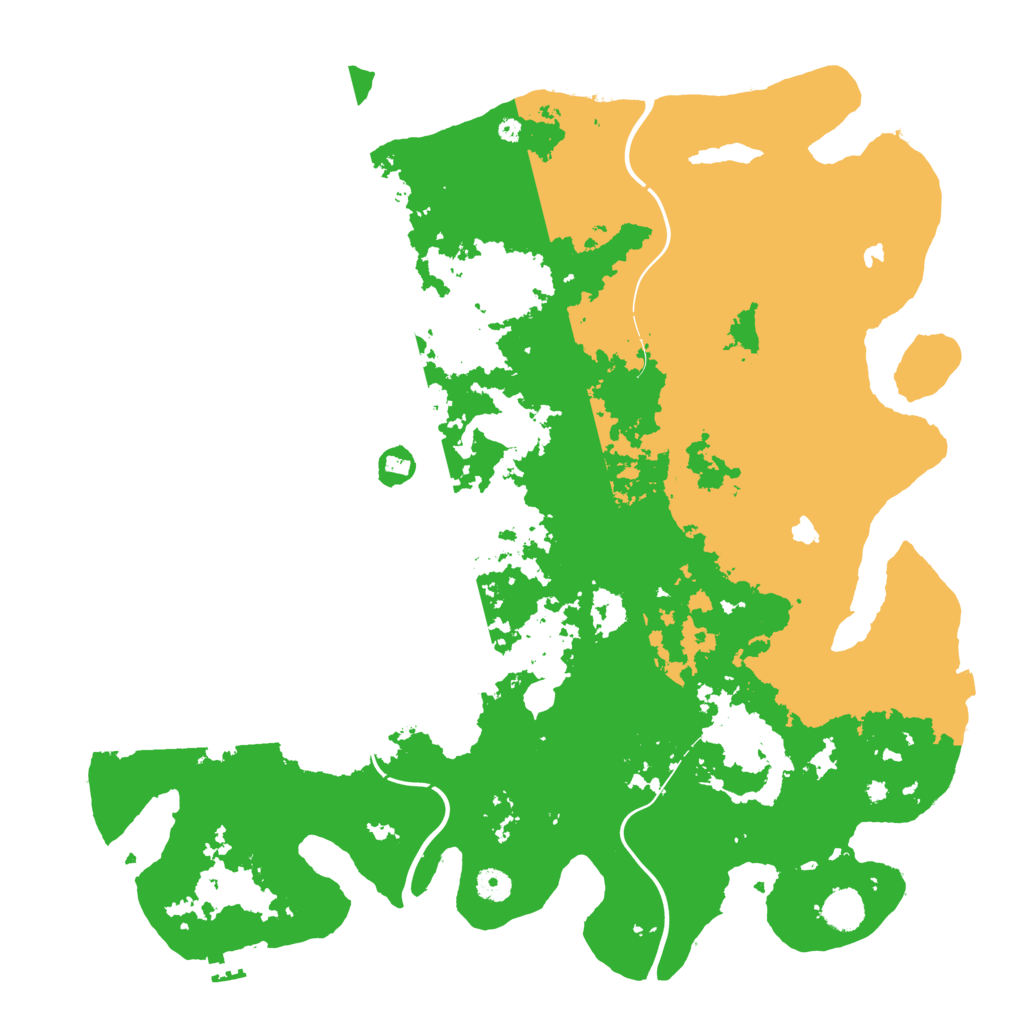Biome Rust Map: Procedural Map, Size: 4500, Seed: 477