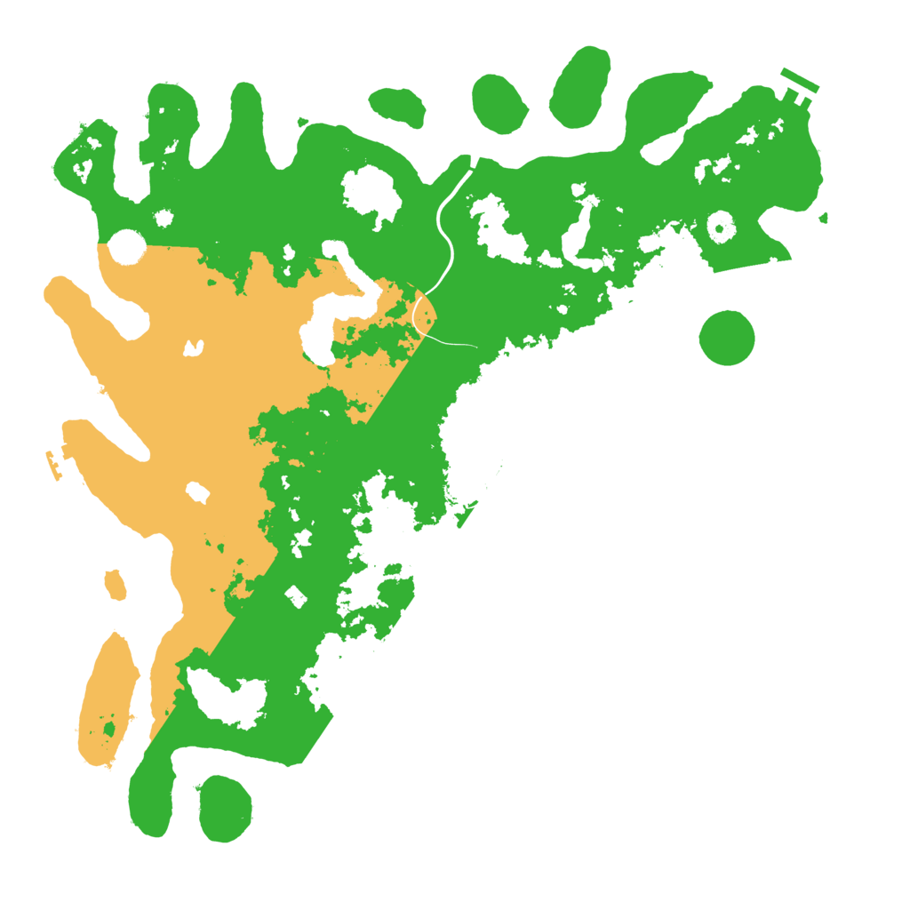 Biome Rust Map: Procedural Map, Size: 4500, Seed: 1485392462
