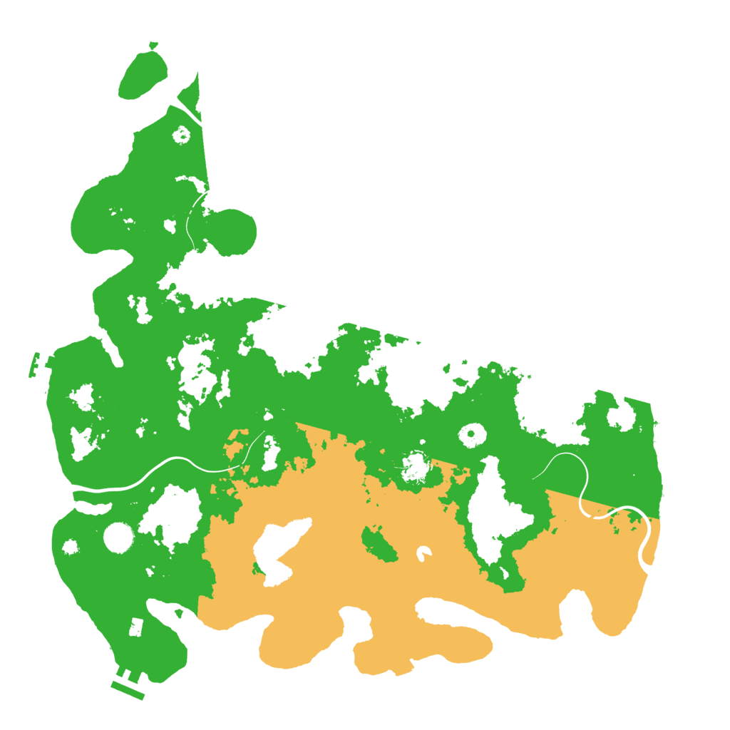 Biome Rust Map: Procedural Map, Size: 4250, Seed: 968159051