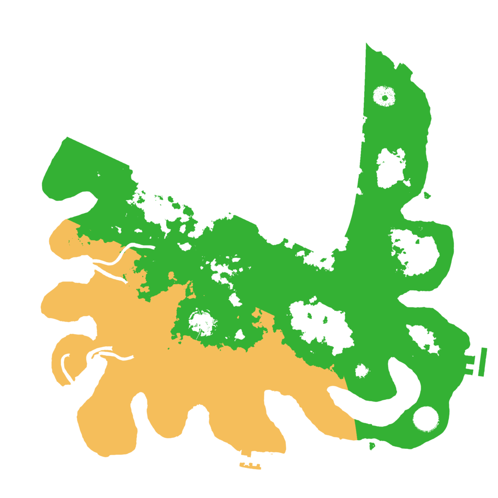 Biome Rust Map: Procedural Map, Size: 3500, Seed: 71904726