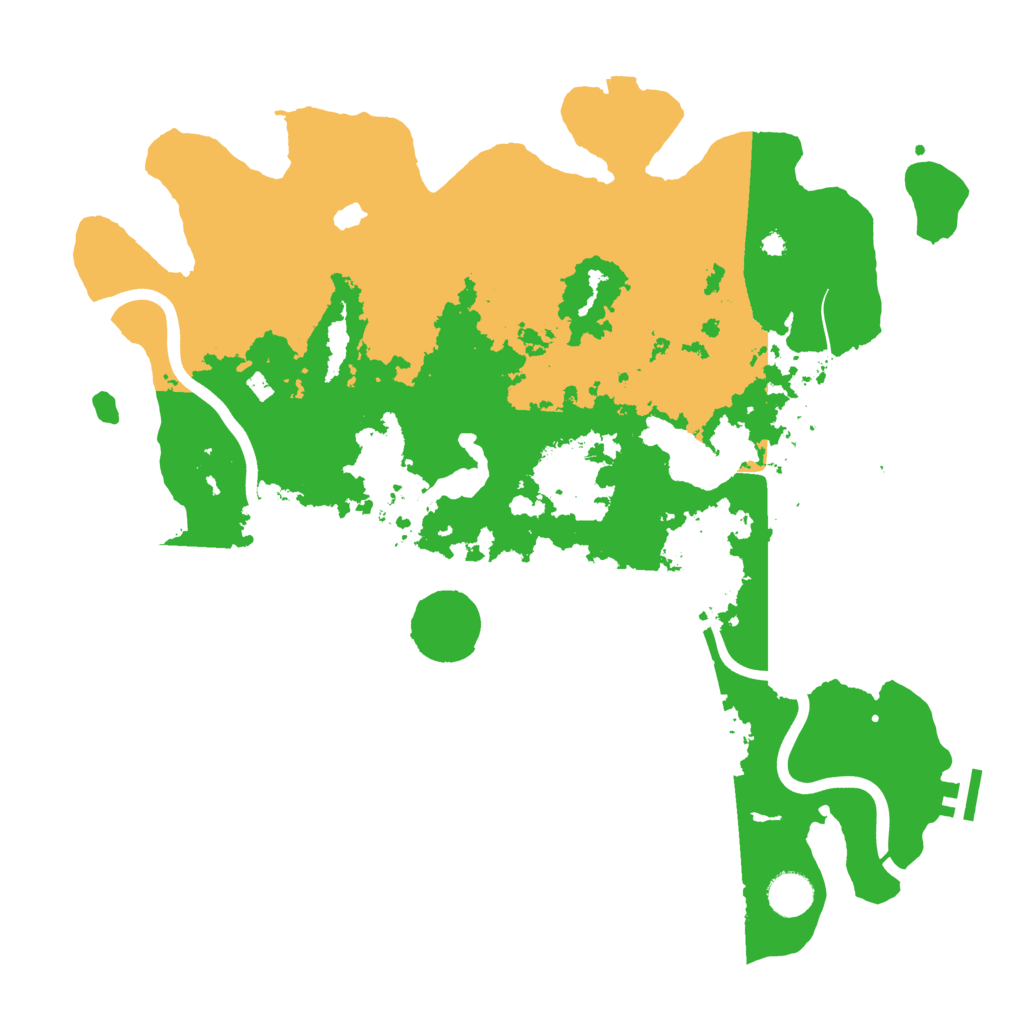 Biome Rust Map: Procedural Map, Size: 4000, Seed: 91837462