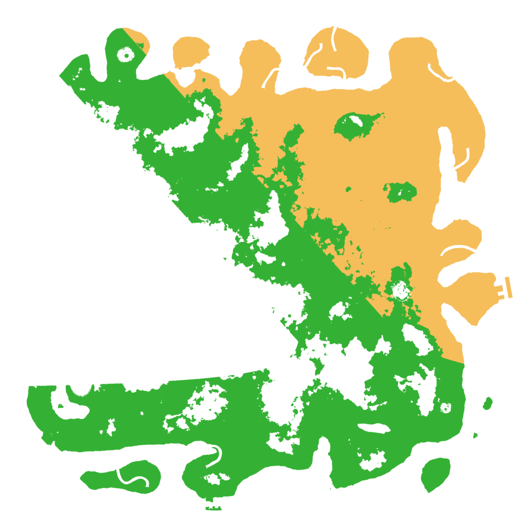 Biome Rust Map: Procedural Map, Size: 5000, Seed: 539060002