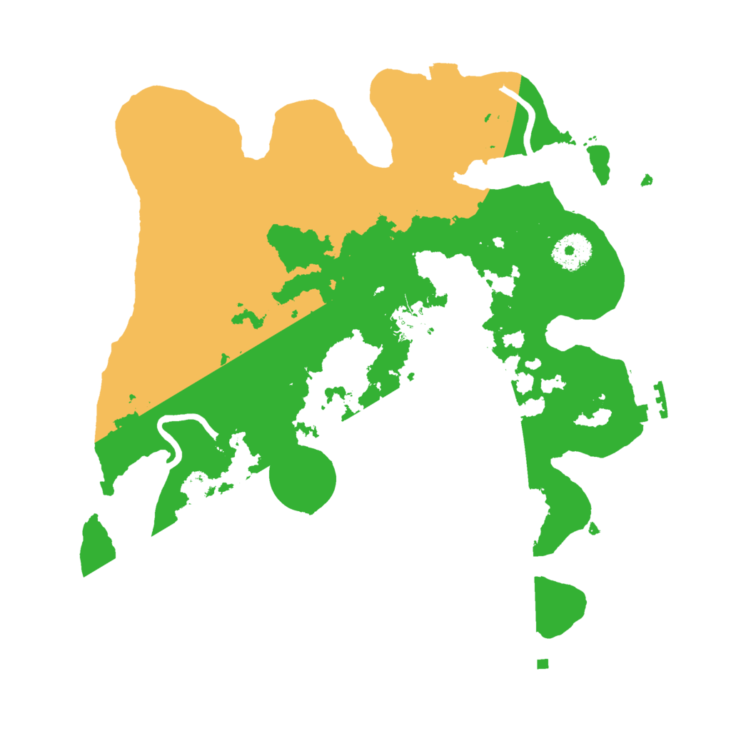 Biome Rust Map: Procedural Map, Size: 3000, Seed: 68513
