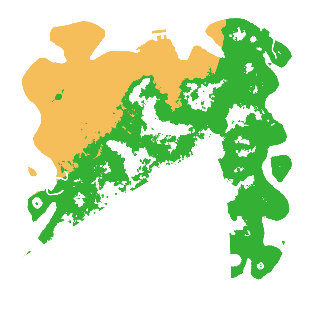 Biome Rust Map: Procedural Map, Size: 4500, Seed: 249483084