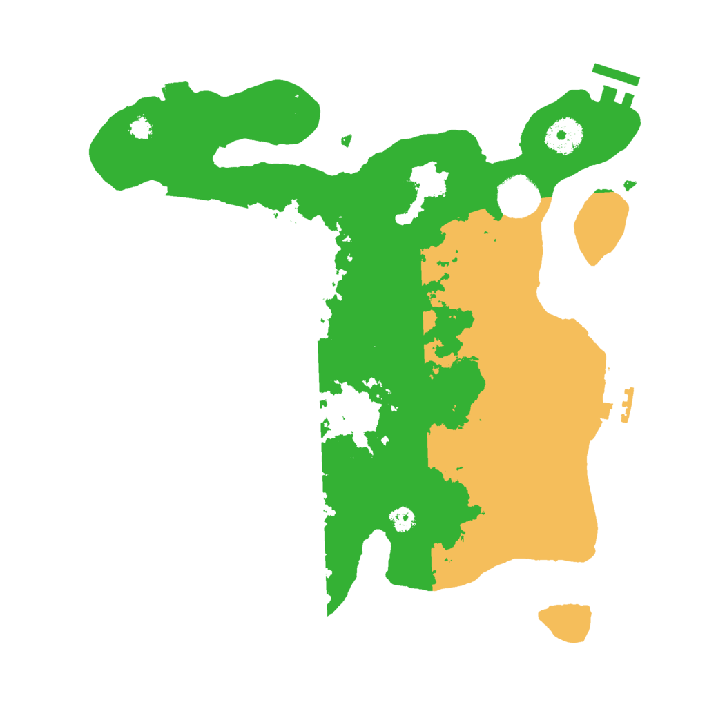 Biome Rust Map: Procedural Map, Size: 3000, Seed: 864046129