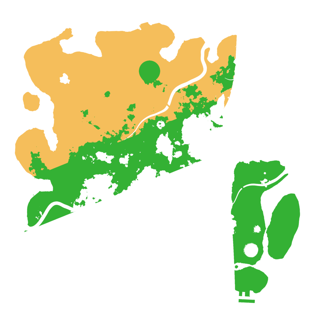 Biome Rust Map: Procedural Map, Size: 4000, Seed: 2098940891