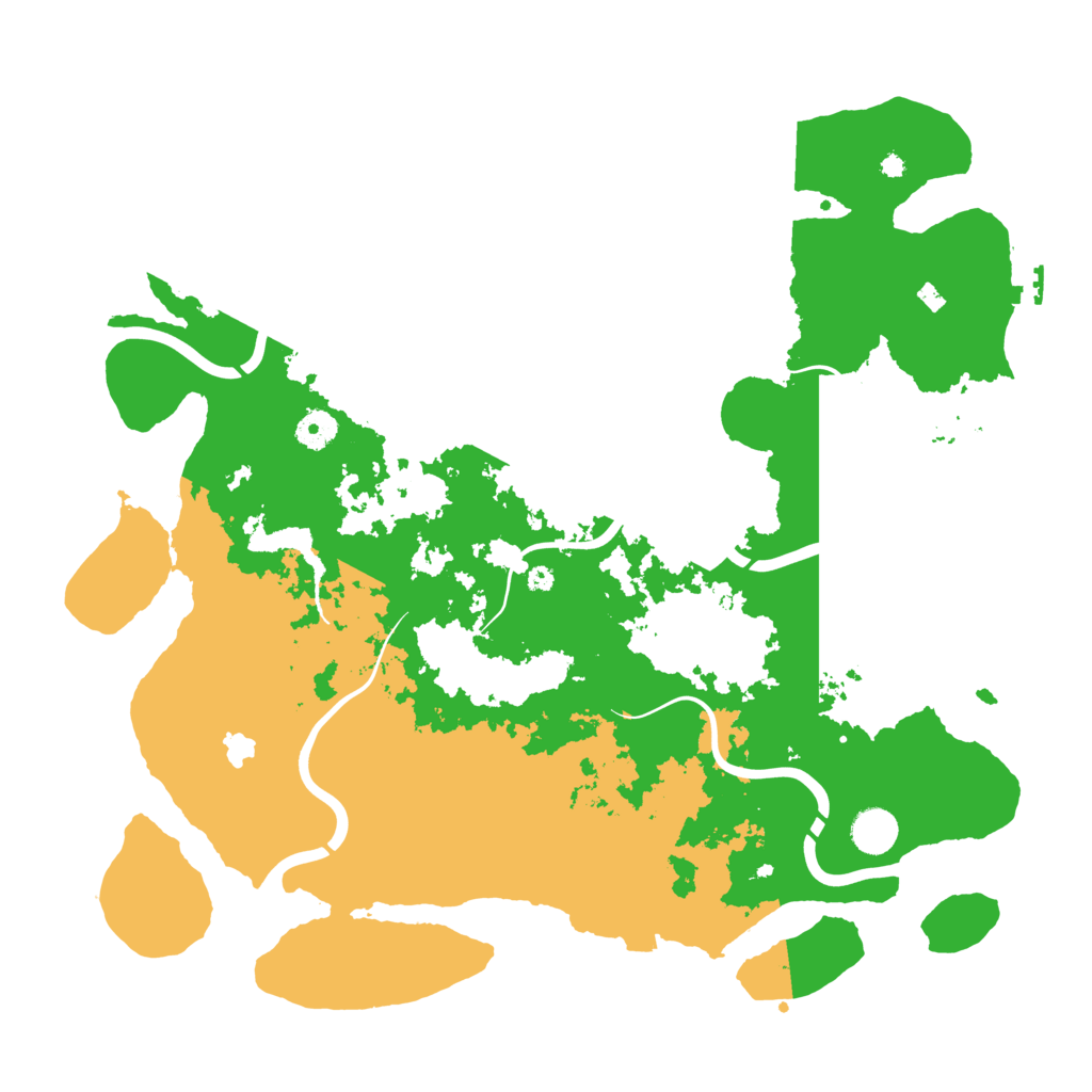Biome Rust Map: Procedural Map, Size: 4200, Seed: 133608