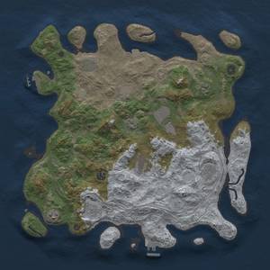 Thumbnail Rust Map: Procedural Map, Size: 4250, Seed: 1165973365, 18 Monuments