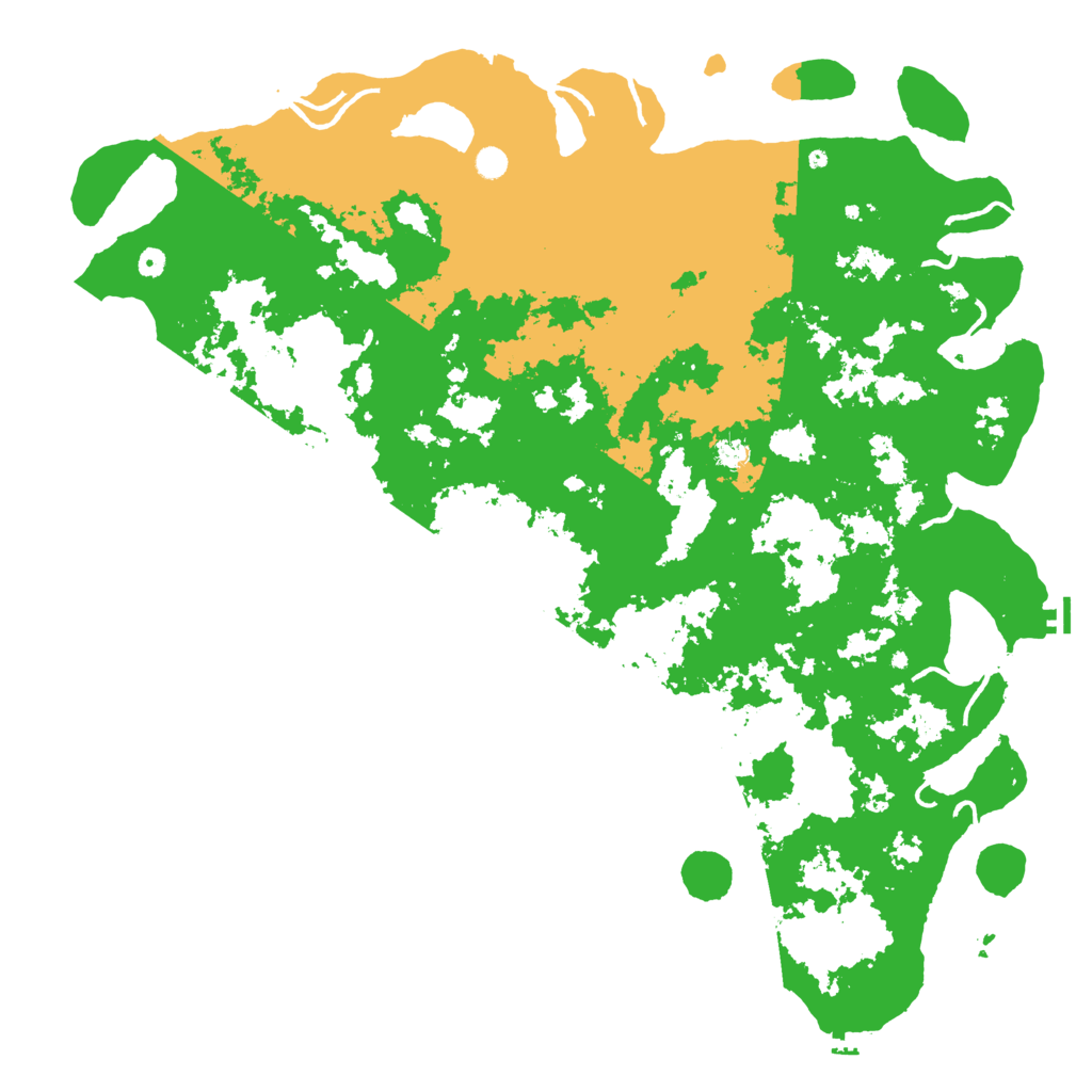 Biome Rust Map: Procedural Map, Size: 6000, Seed: 1434436266