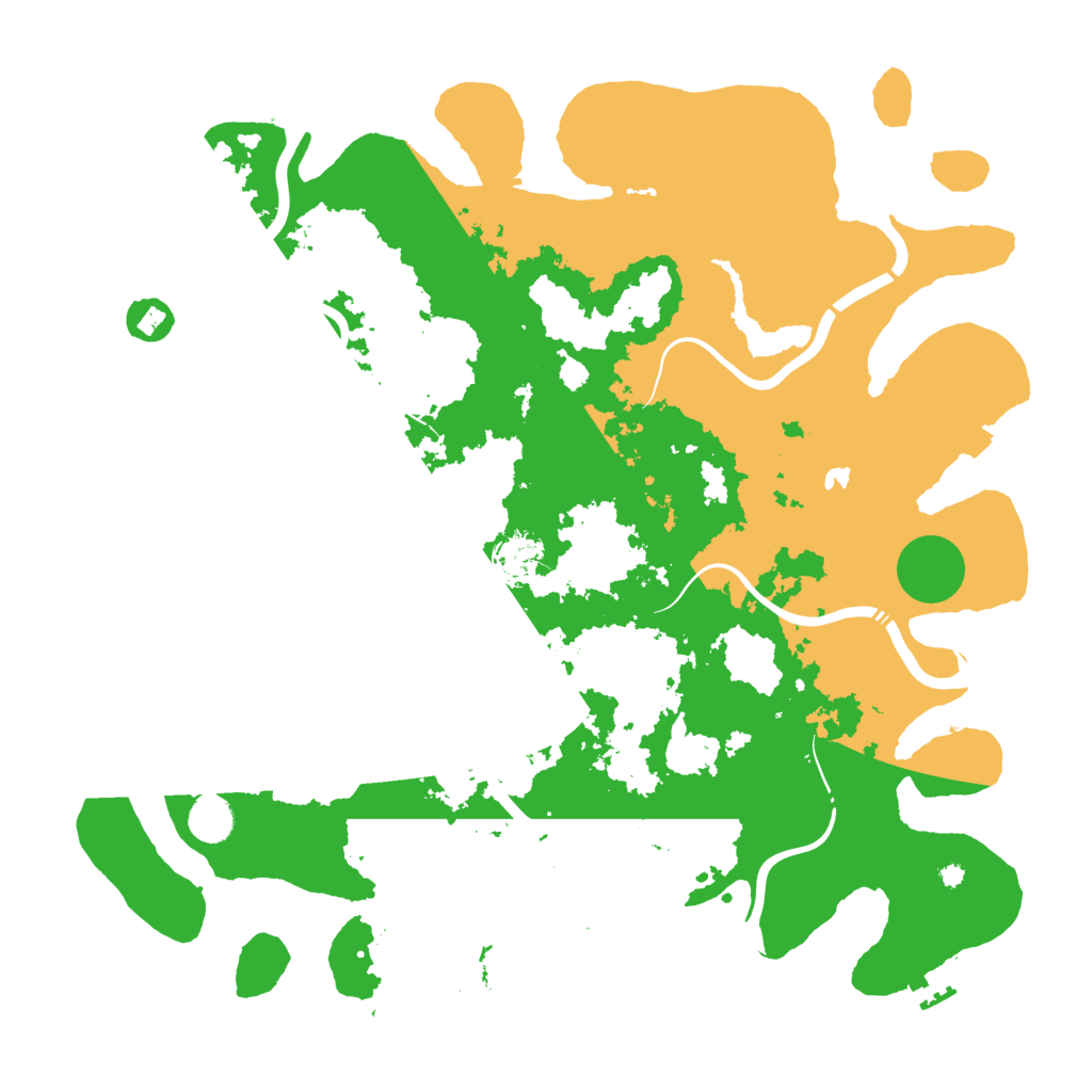 Biome Rust Map: Procedural Map, Size: 4250, Seed: 23092497