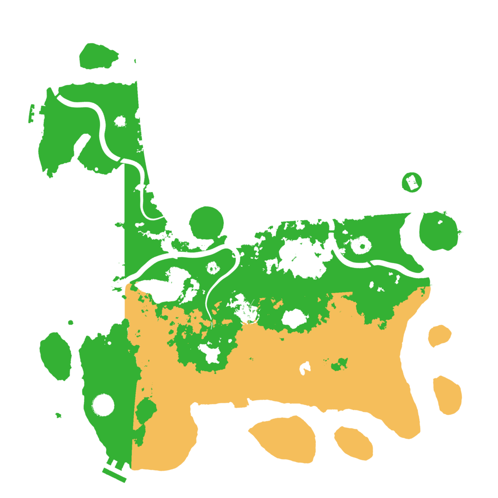 Biome Rust Map: Procedural Map, Size: 4000, Seed: 204816493