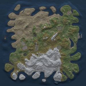 Thumbnail Rust Map: Procedural Map, Size: 4500, Seed: 1286710027, 19 Monuments