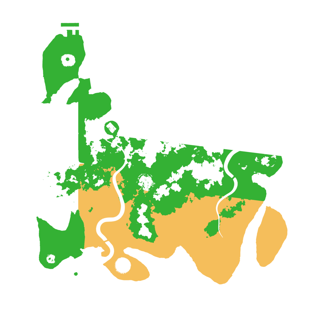 Biome Rust Map: Procedural Map, Size: 3500, Seed: 1148944102