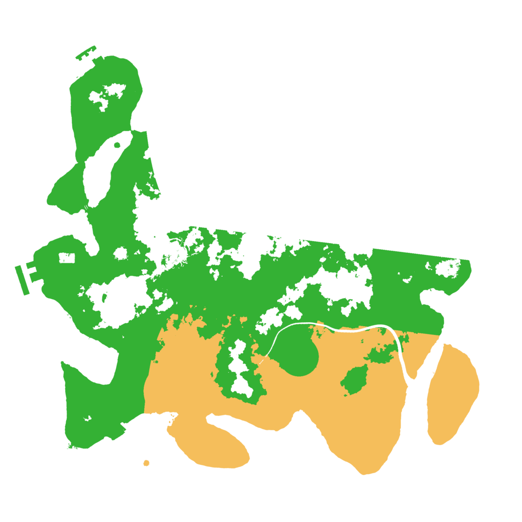 Biome Rust Map: Procedural Map, Size: 3500, Seed: 1148944102