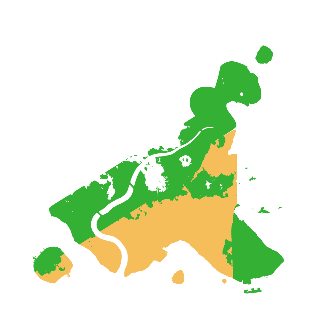 Biome Rust Map: Procedural Map, Size: 2775, Seed: 96899