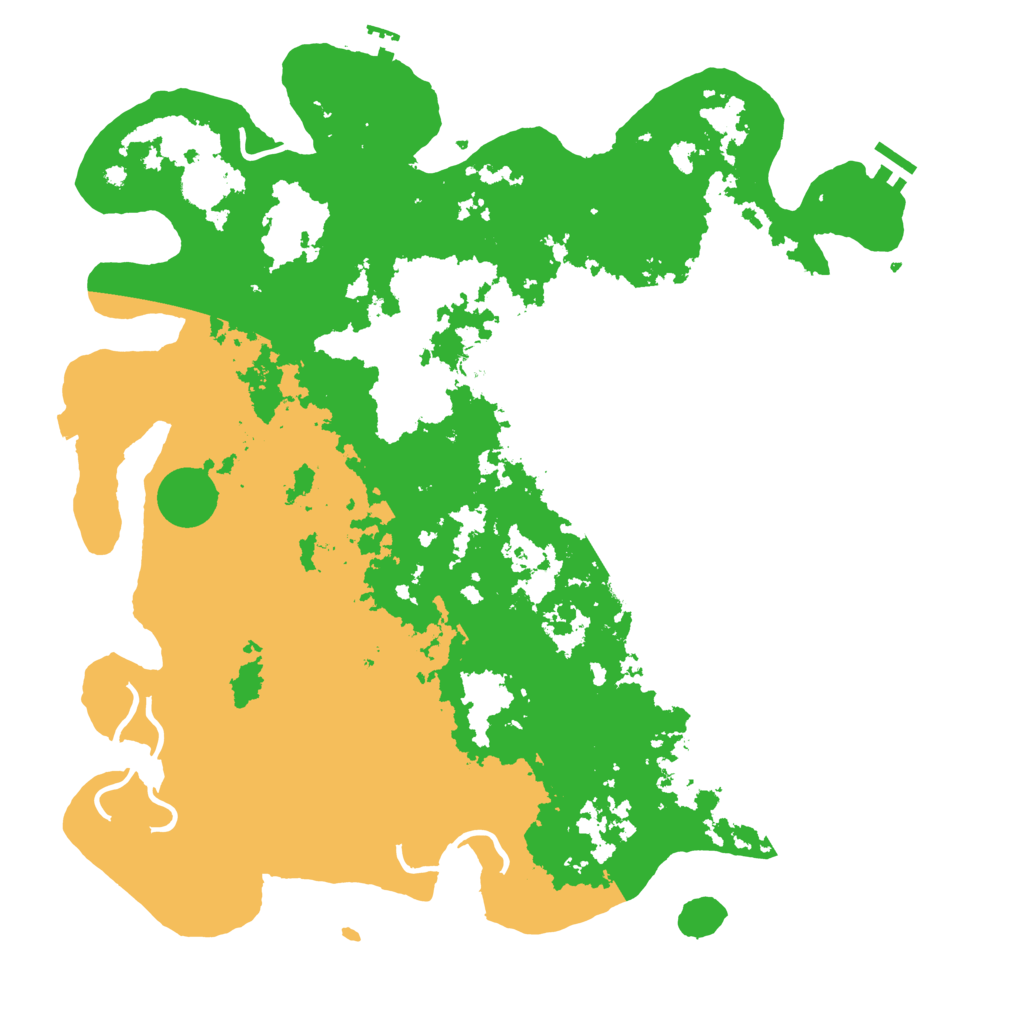 Biome Rust Map: Procedural Map, Size: 4500, Seed: 1013298658