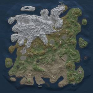 Thumbnail Rust Map: Procedural Map, Size: 4250, Seed: 170656653, 19 Monuments