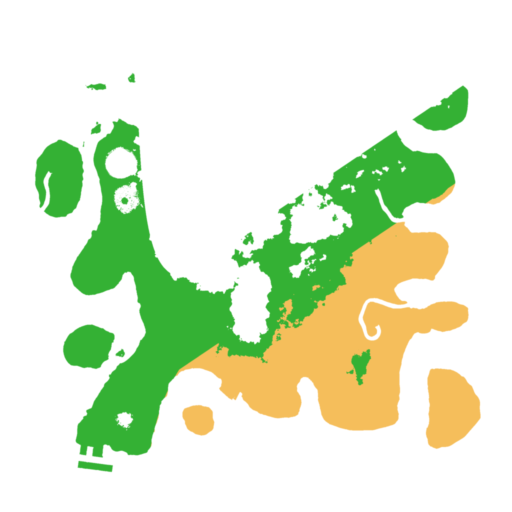 Biome Rust Map: Procedural Map, Size: 3000, Seed: 91292