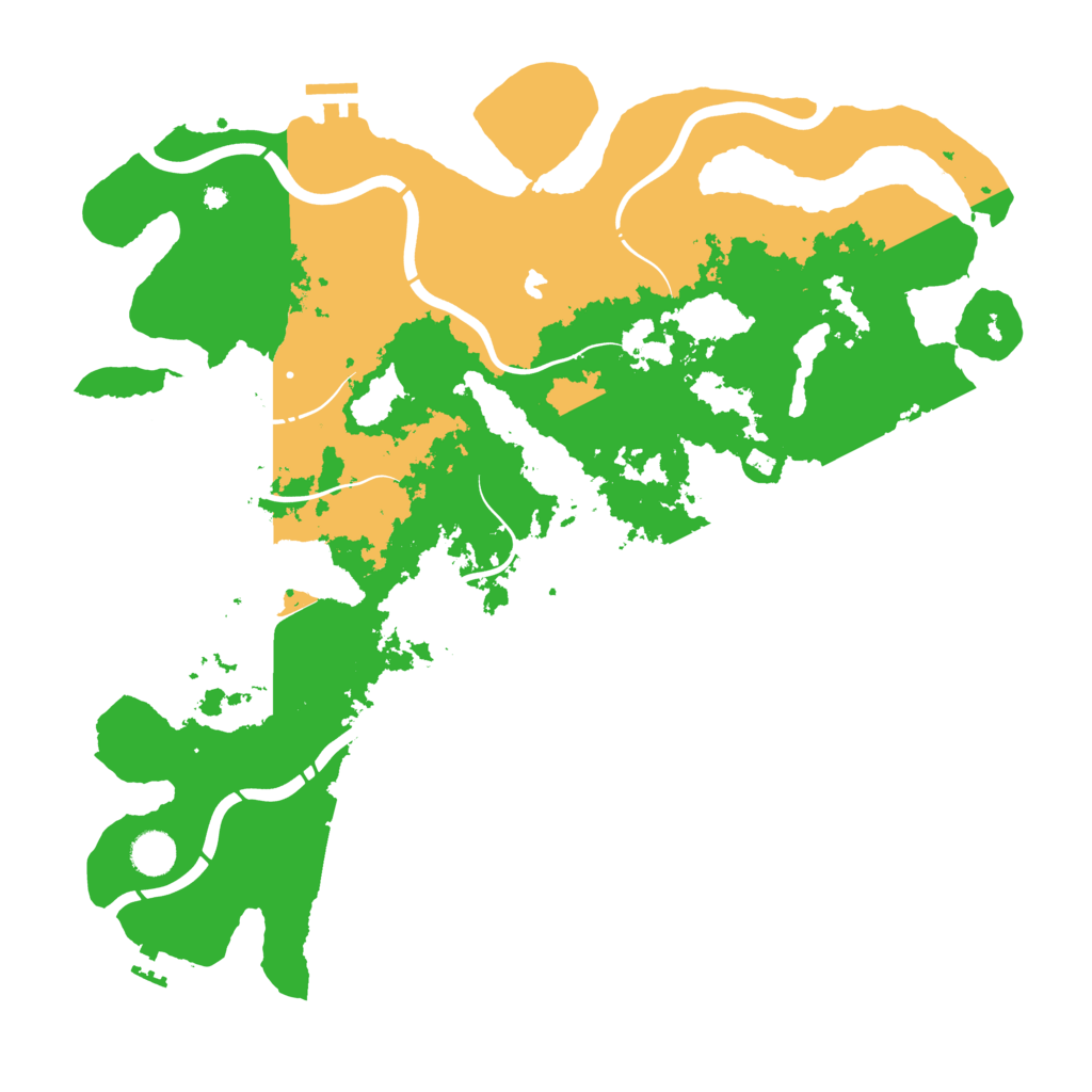 Biome Rust Map: Procedural Map, Size: 4250, Seed: 95858