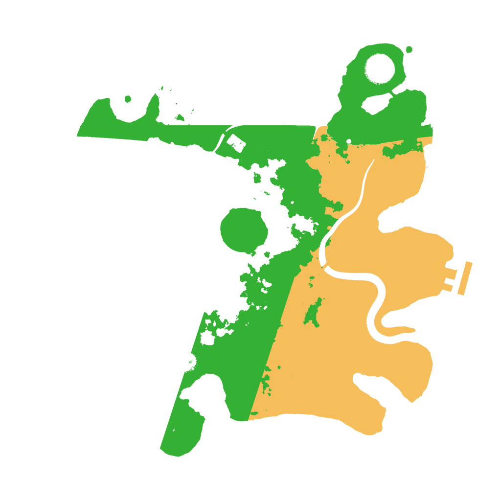 Biome Rust Map: Procedural Map, Size: 3000, Seed: 2100574865