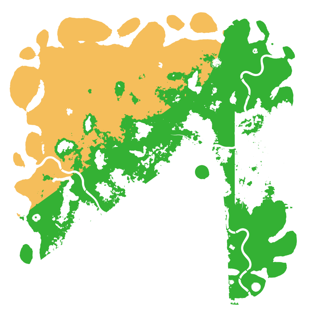 Biome Rust Map: Procedural Map, Size: 6000, Seed: 1744276885