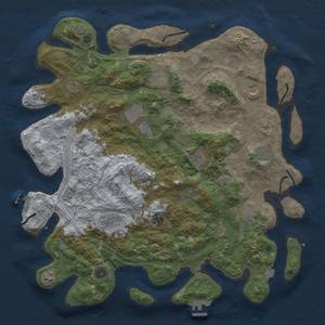 Thumbnail Rust Map: Procedural Map, Size: 4500, Seed: 1526742865, 19 Monuments