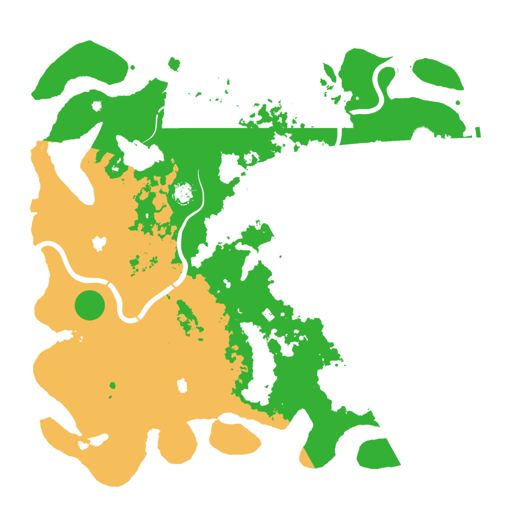 Biome Rust Map: Procedural Map, Size: 4500, Seed: 31623122
