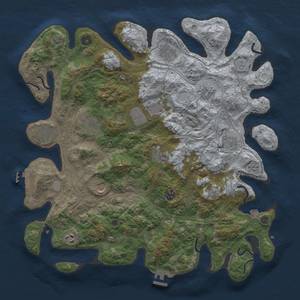 Thumbnail Rust Map: Procedural Map, Size: 4250, Seed: 1620903225, 19 Monuments