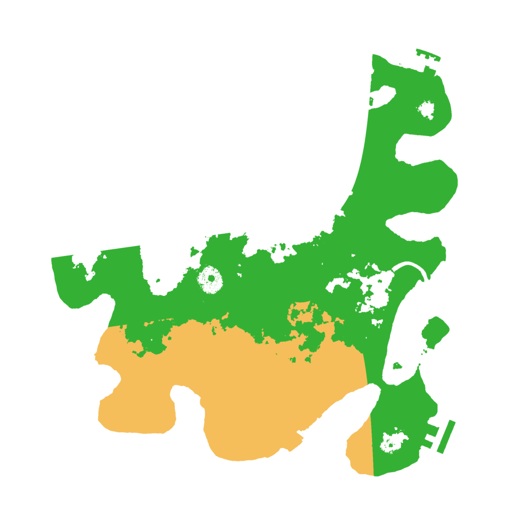 Biome Rust Map: Procedural Map, Size: 3000, Seed: 164100356