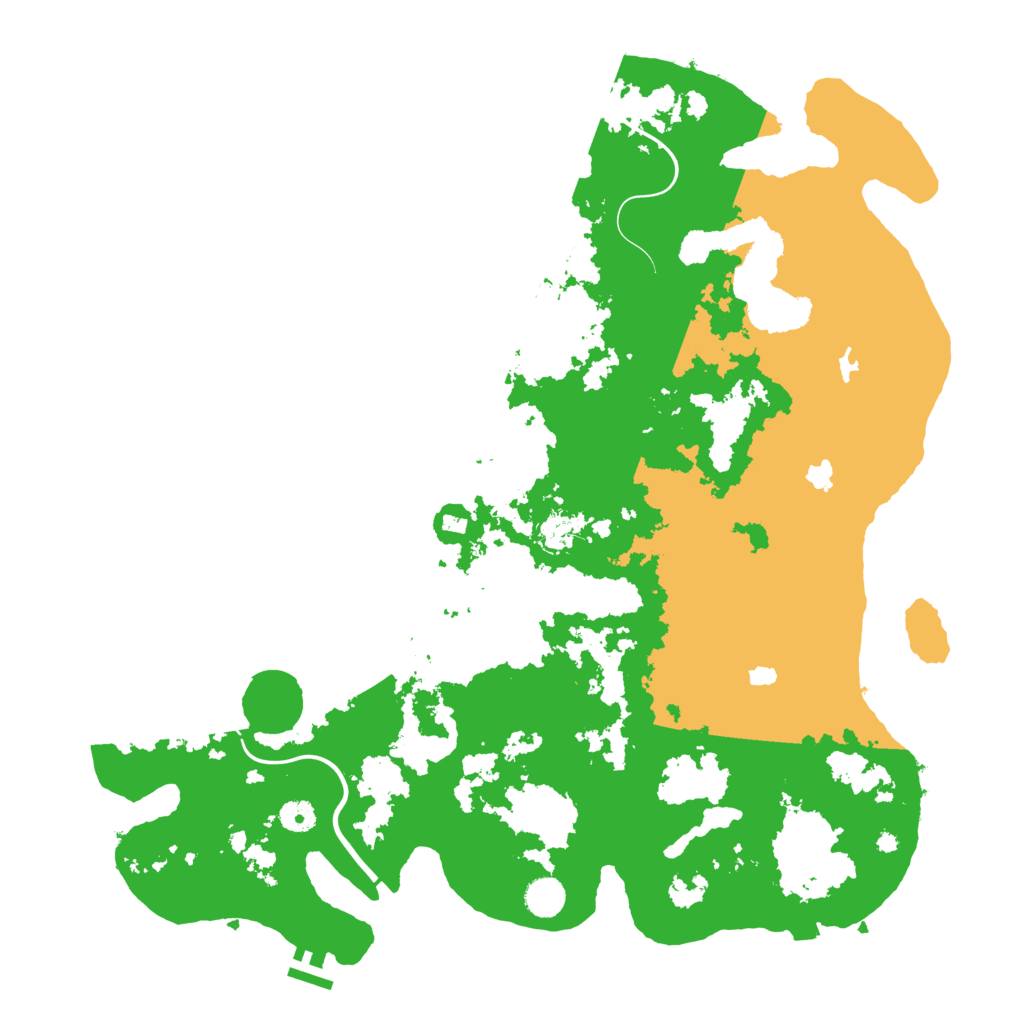 Biome Rust Map: Procedural Map, Size: 4500, Seed: 746115059