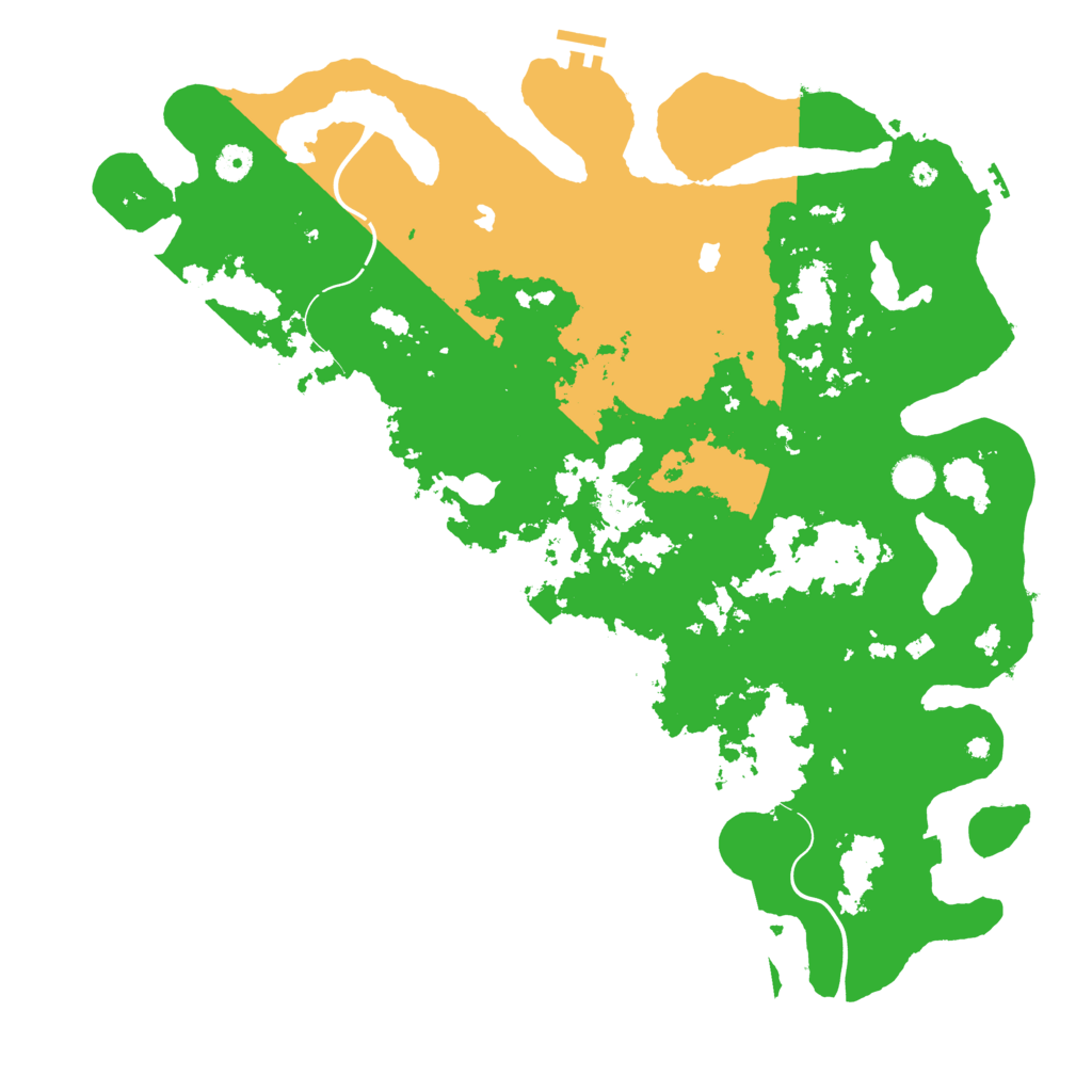 Biome Rust Map: Procedural Map, Size: 4500, Seed: 1423046049