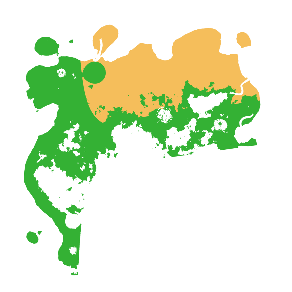 Biome Rust Map: Procedural Map, Size: 3511, Seed: 50000