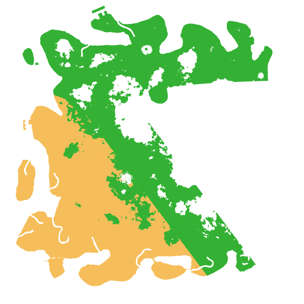 Biome Rust Map: Procedural Map, Size: 4500, Seed: 2136833143