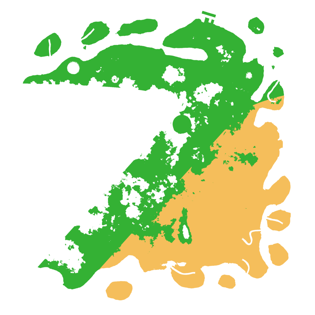 Biome Rust Map: Procedural Map, Size: 4500, Seed: 683130546