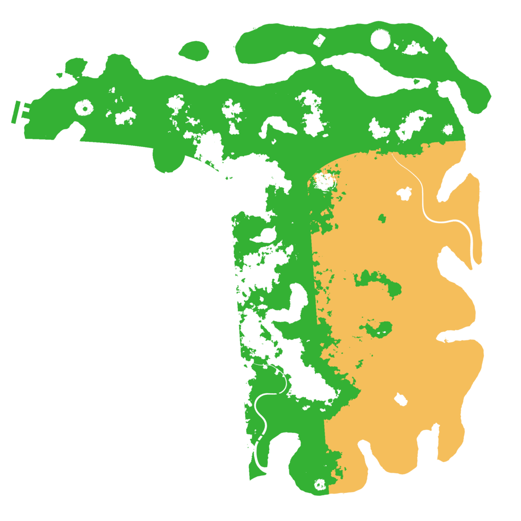 Biome Rust Map: Procedural Map, Size: 4600, Seed: 100
